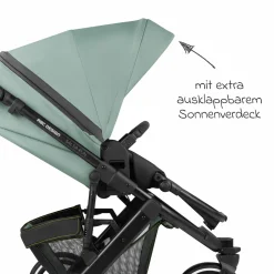 Jogger Salsa Run - Runner mit Sportzulassung, Luftbereifung und Handbremse - Aqua - Kollektion 2024