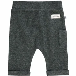 Jogginghose mit Tasche - Lama Anthrazit Hellgrau - Gr. 68