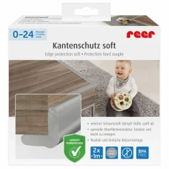 Kantenschutz Soft 2er Pack zum Kleben je 100 cm - Grau
