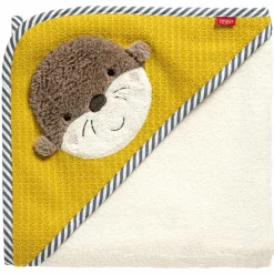 Kapuzenbadetuch 80 x 80 cm - Otter