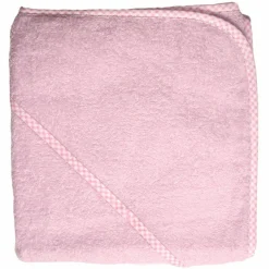Kapuzenbadetuch 80 x 80 cm - Uni Rosa
