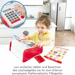 Kaufladenzubehör Spielkasse mit Sound