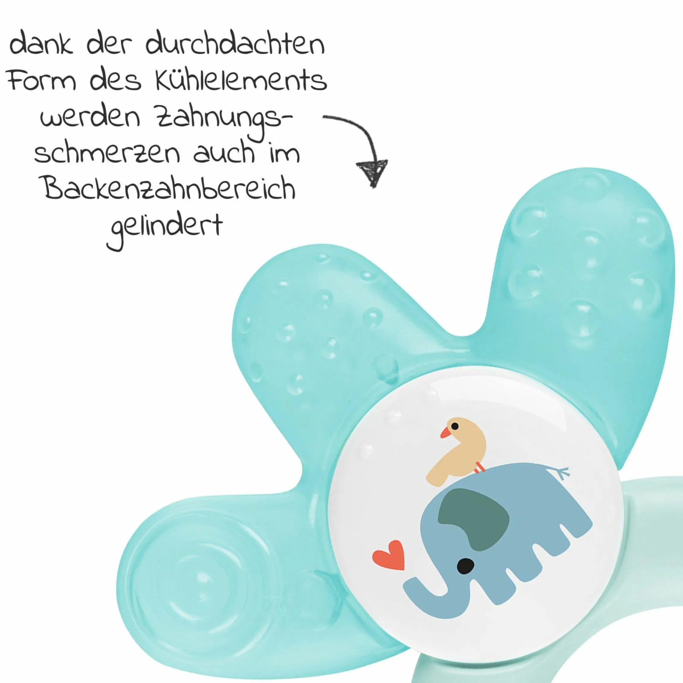 Kühl-Beißring Cooler - Türkis
