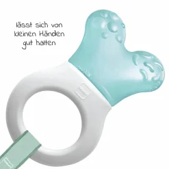 Kühl-Beißring Mini Cooler & Clip - Türkis