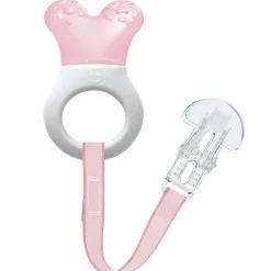 Kühl-Beißring Mini Cooler & Clip - Rosa