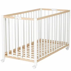Kinderbett Bio Buche Bicolor Fold Up klappbar 60 x 120 cm