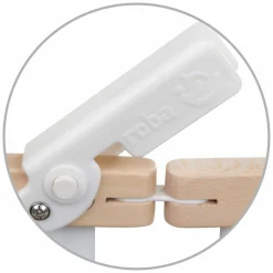 Kinderbett Bio Buche Bicolor Fold Up klappbar 60 x 120 cm