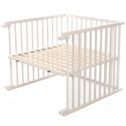 Kinderbettumbausatz für Beistellbett Original - Beige lackiert