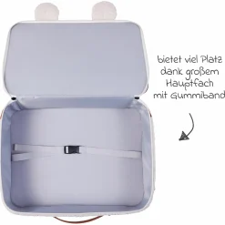 Kinderkoffer Mini Traveller - Teddy - Offwhite