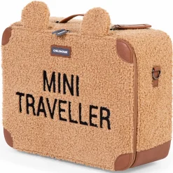 Kinderkoffer Mini Traveller - Teddy - Braun