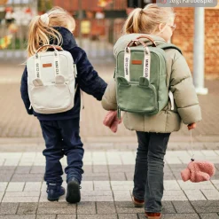 Kinderrucksack Mini Club - Signature Canvas - Offwhite