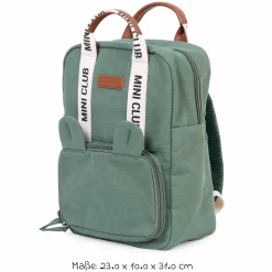 Kinderrucksack Mini Club - Signature Canvas - Grün