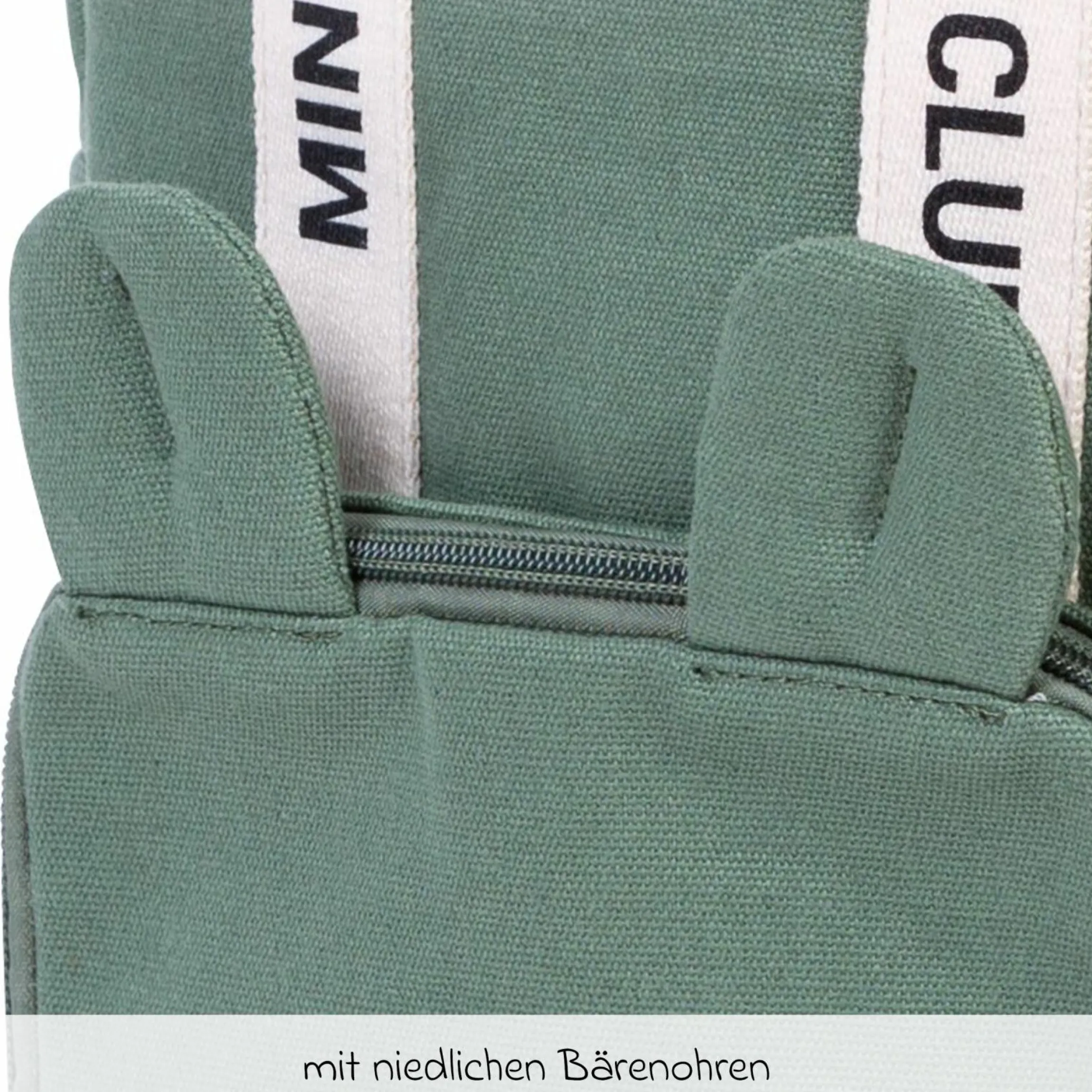 Kinderrucksack Mini Club - Signature Canvas - Grün