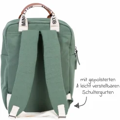 Kinderrucksack Mini Club - Signature Canvas - Grün