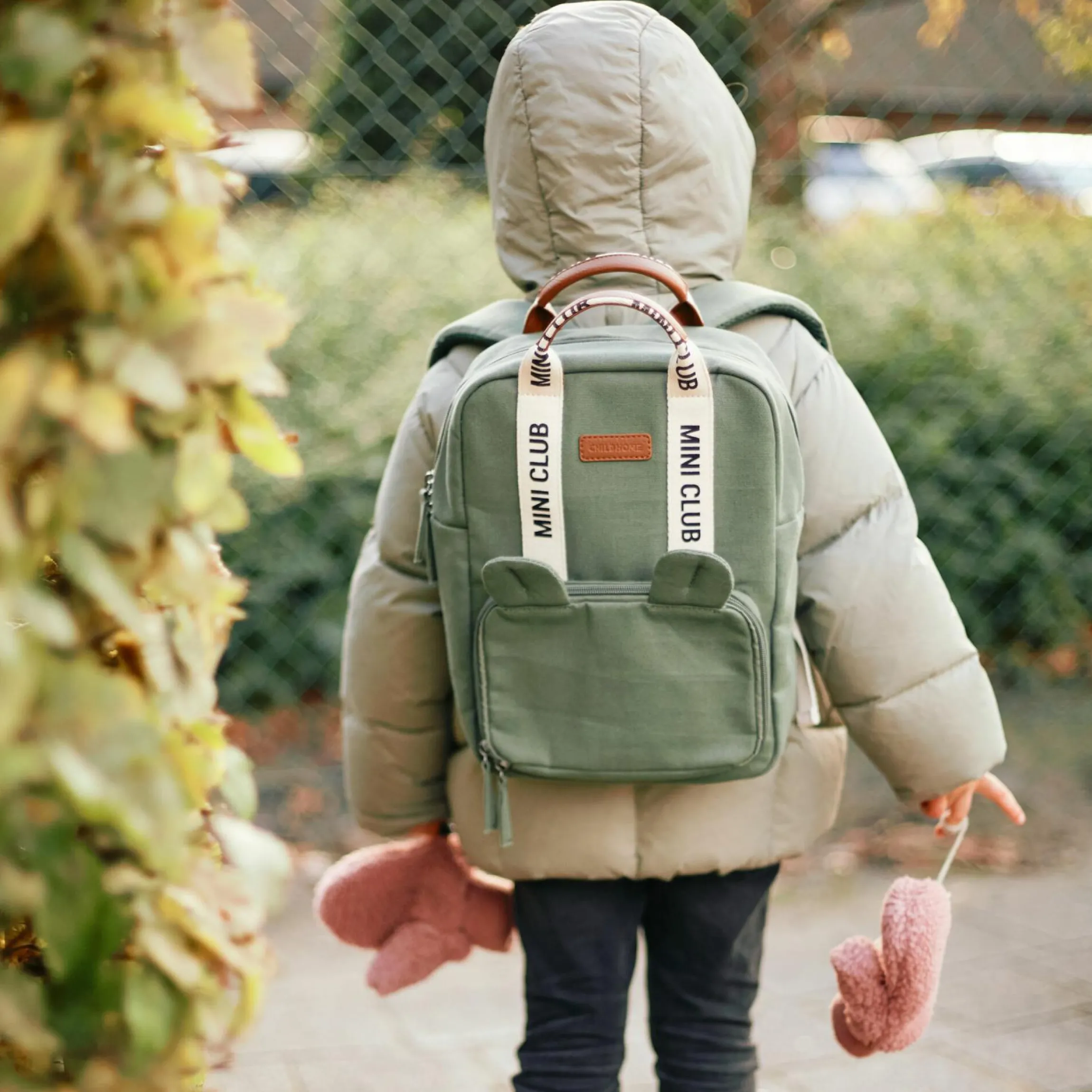 Kinderrucksack Mini Club - Signature Canvas - Grün