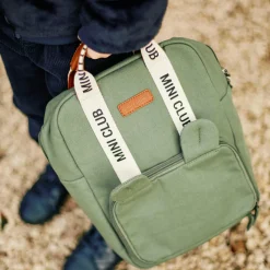 Kinderrucksack Mini Club - Signature Canvas - Grün