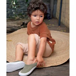 Kinder-Schuh / Badeschuh Allround Sneaker - Olive - Gr. 19