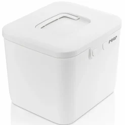 Kindersichere Aufbewahrungsbox SafeContainer für Wasch- und Spülmitteltabs und viel mehr - Weiß