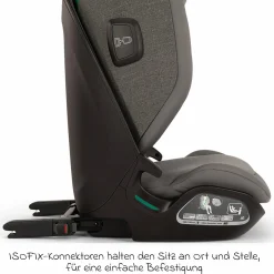 Kindersitz AACE Lx i-Size ab 3,5 Jahre - 12 Jahre (100 cm - 150 cm) inkl. Getränkehalter - Thunder - Kollektion 2025
