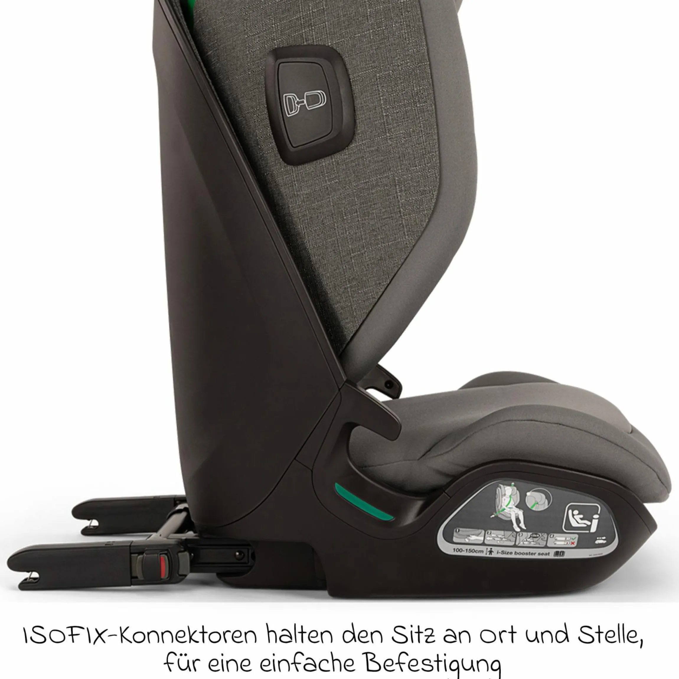 Kindersitz AACE Lx i-Size ab 3,5 Jahre - 12 Jahre (100 cm - 150 cm) inkl. Getränkehalter - Thunder - Kollektion 2025