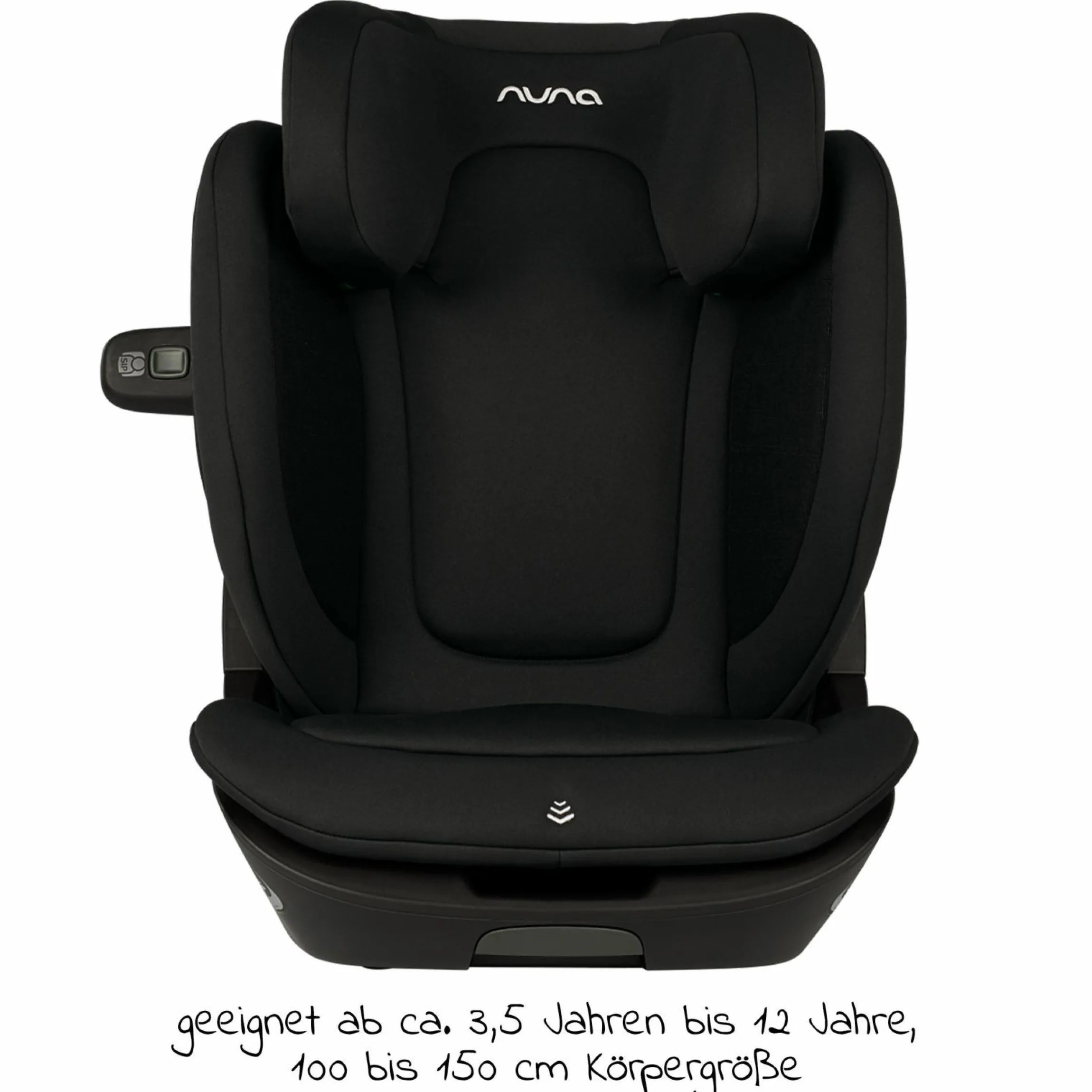 Kindersitz AACE LX i-Size ab 3,5 Jahre - 12 Jahre (100 cm -150 cm) inkl. Isofix - Caviar - Kollektion 2025