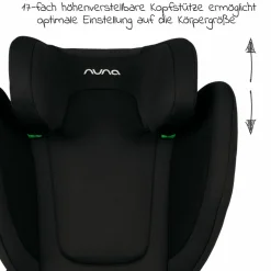 Kindersitz AACE LX i-Size ab 3,5 Jahre - 12 Jahre (100 cm -150 cm) inkl. Isofix - Caviar - Kollektion 2025