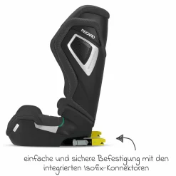Kindersitz Axion 1 i-Size ab 3 Jahre bis 12 Jahre (100 cm - 150 cm) mit Isofix - Fresh Black - Kollektion 2025