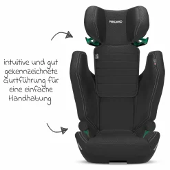 Kindersitz Axion 1 i-Size ab 3 Jahre bis 12 Jahre (100 cm - 150 cm) mit Isofix - Fresh Black - Kollektion 2025