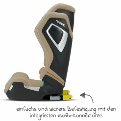 Kindersitz Axion 1 i-Size ab 3 Jahre bis 12 Jahre (100 cm - 150 cm) mit Isofix - Elegant Beige - Kollektion 2025