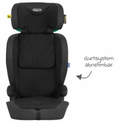 Kindersitz Energi i-Size R129 ab 15 Monate bis 12 Jahre (76 cm - 150 cm) mit Isofix & Top Tether - Midnight