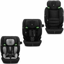 Kindersitz Flux Isofix i-Size ab 15 Monate - 12 Jahre (76 cm - 150 cm) mit Isofix & Top-Tether - Grey Melange - Kollektion 2025