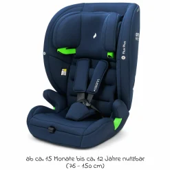 Kindersitz Flux Plus i-Size ab 15 Monate - 12 Jahre (76 cm - 150 cm) - Navy Melange - Kollektion 2025