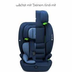 Kindersitz Flux Plus i-Size ab 15 Monate - 12 Jahre (76 cm - 150 cm) - Navy Melange - Kollektion 2025