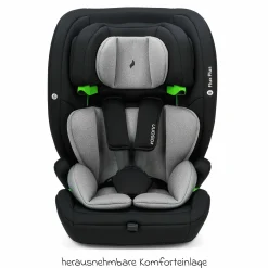 Kindersitz Flux Plus i-Size ab 15 Monate - 12 Jahre (76 cm - 150 cm) - Grey Melange - Kollektion 2025