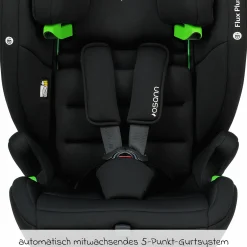 Kindersitz Flux Plus i-Size ab 15 Monate - 12 Jahre (76 cm - 150 cm) - Grey Melange - Kollektion 2025