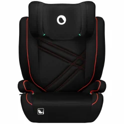 Kindersitz Hugo i-Size ab 4 Jahre - 12 Jahre (100 cm - 150 cm) mit Isofix - Sporty Black Red