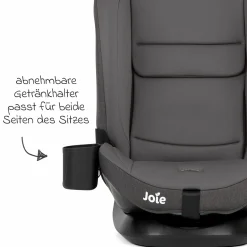 Kindersitz i-Bold R129 i-Size ab 15 Monate - 12 Jahre (76 cm - 150 cm) mit Isofix, Top-Tether & Getränkehalter - Thunder - Kollektion 2025