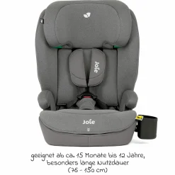 Kindersitz i-Irvana ab 15 Monate - 12 Jahre (76 cm - 150 cm) inkl. Isofix - Thunder - Kollektion 2025