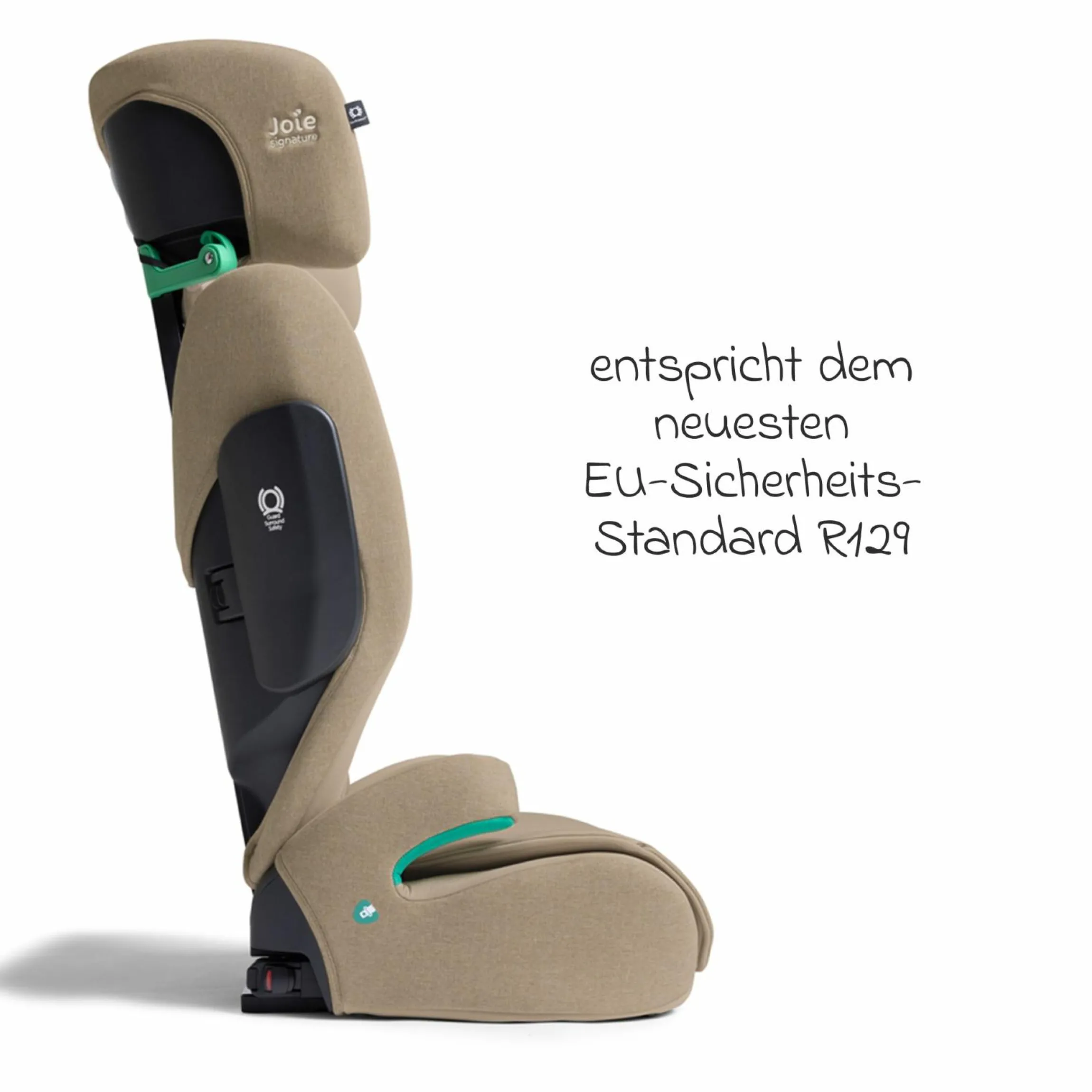 Kindersitz i-Traver i-Size ab 3,5 Jahre - 12 Jahre (100 cm-150 cm) inkl. Isofix - Signature - Sandstone
