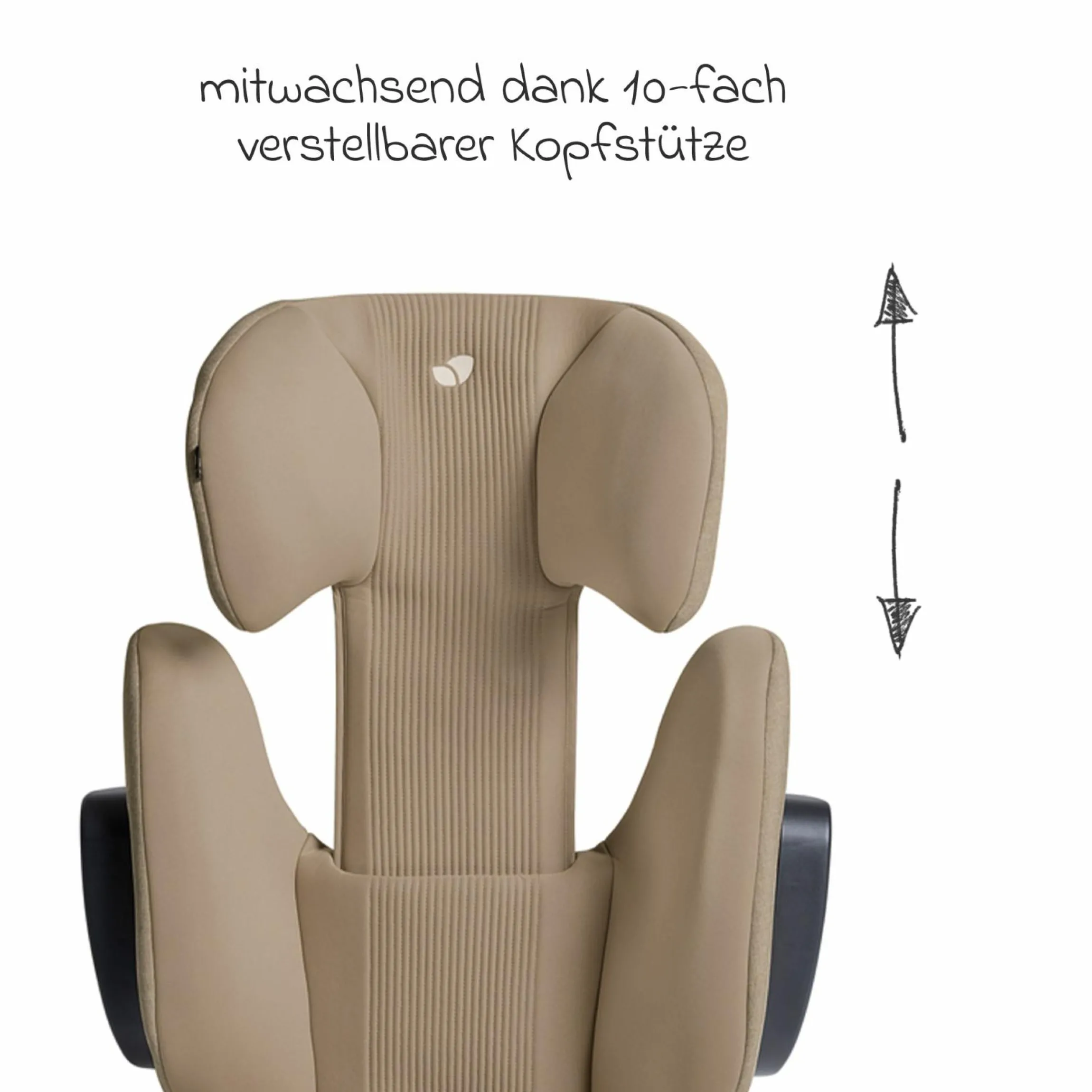 Kindersitz i-Traver i-Size ab 3,5 Jahre - 12 Jahre (100 cm-150 cm) inkl. Isofix - Signature - Sandstone