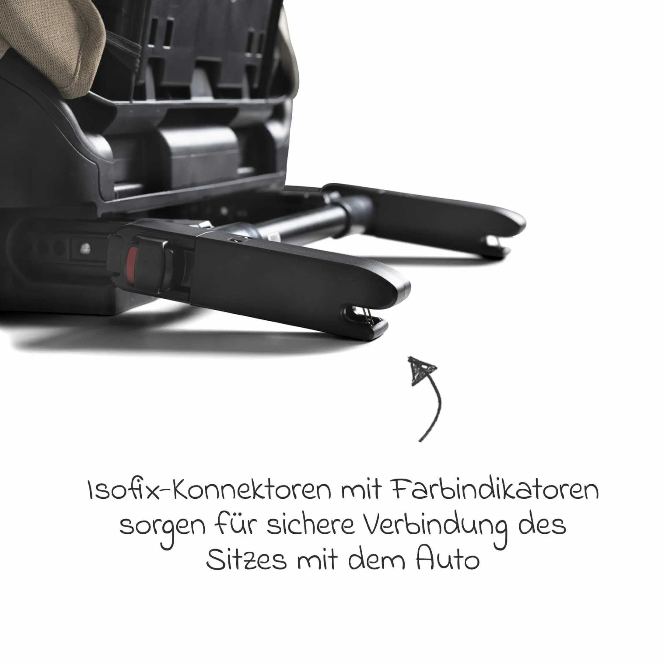 Kindersitz i-Traver i-Size ab 3,5 Jahre - 12 Jahre (100 cm-150 cm) inkl. Isofix - Signature - Sandstone