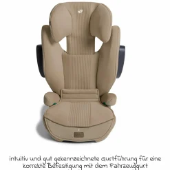 Kindersitz i-Traver i-Size ab 3,5 Jahre - 12 Jahre (100 cm-150 cm) inkl. Isofix - Signature - Sandstone