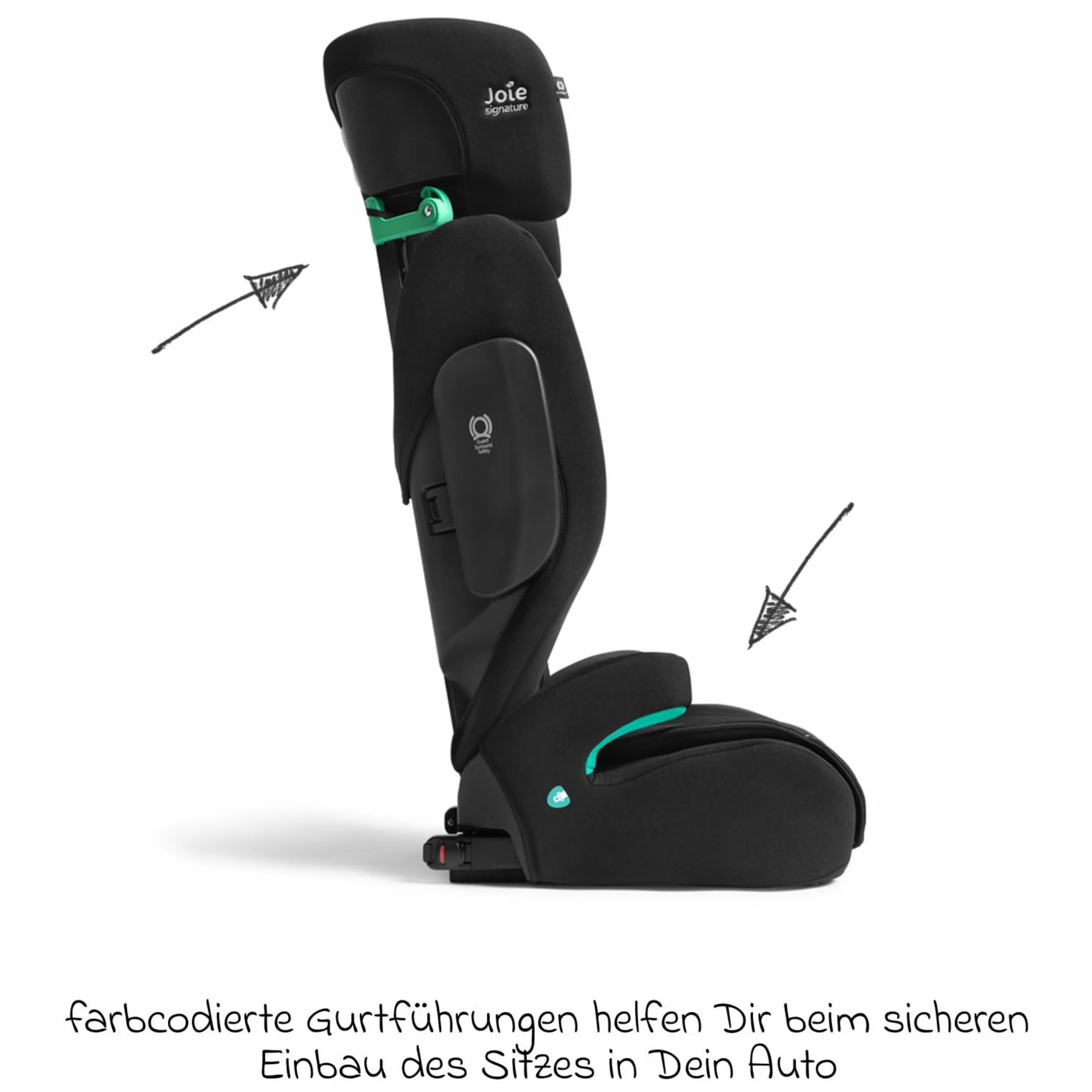 Kindersitz i-Traver i-Size ab 3,5 Jahre - 12 Jahre (100 cm-150 cm) inkl. Isofix - Signature - Eclipse