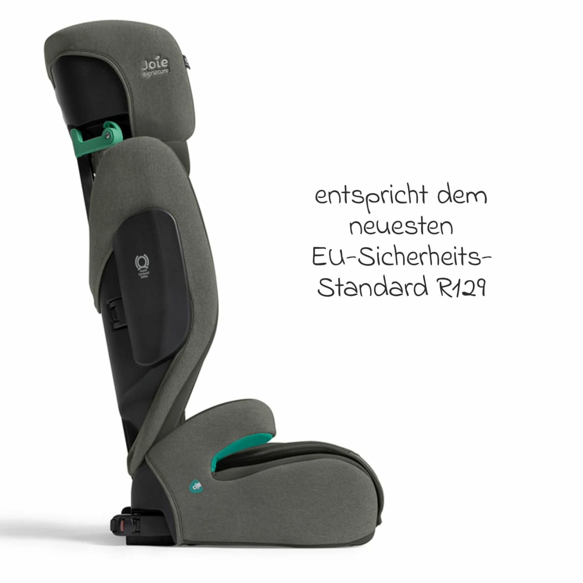 Kindersitz i-Traver i-Size ab 3,5 Jahre - 12 Jahre (100 cm-150 cm) inkl. Isofix - Signature - Evergreen