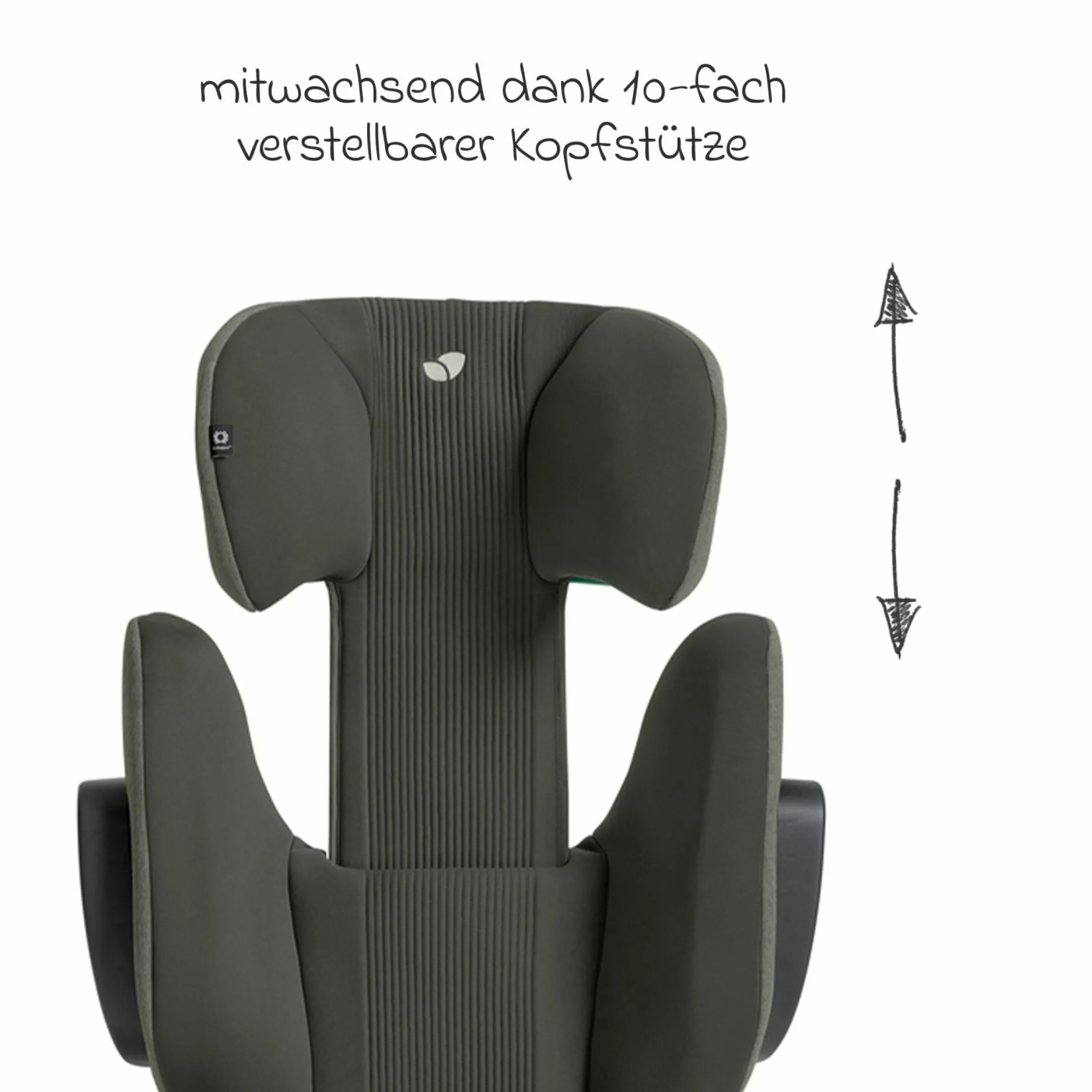 Kindersitz i-Traver i-Size ab 3,5 Jahre - 12 Jahre (100 cm-150 cm) inkl. Isofix - Signature - Evergreen