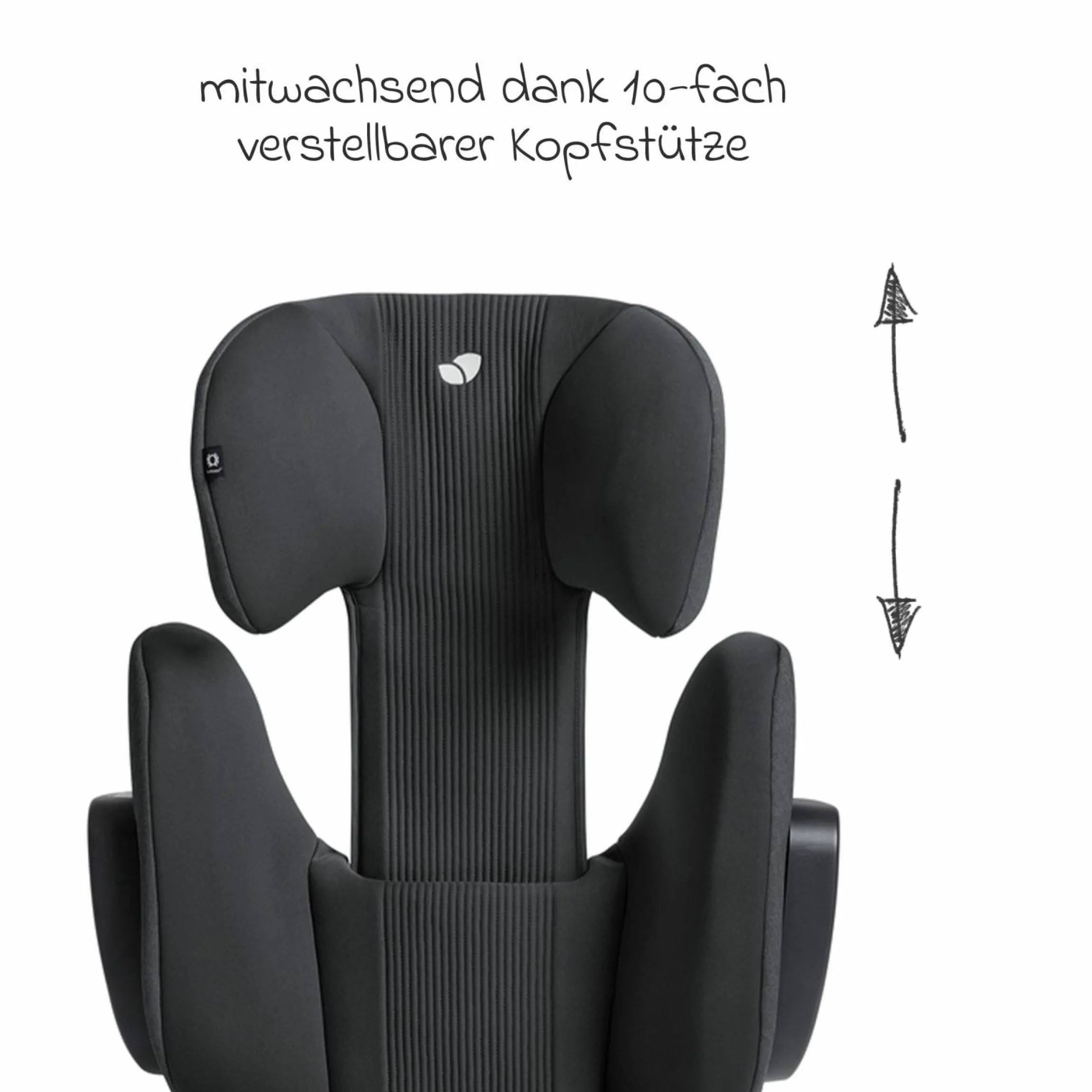 Kindersitz i-Traver i-Size ab 3,5 Jahre - 12 Jahre (100 cm-150 cm) inkl. Isofix - Signature - Ebony