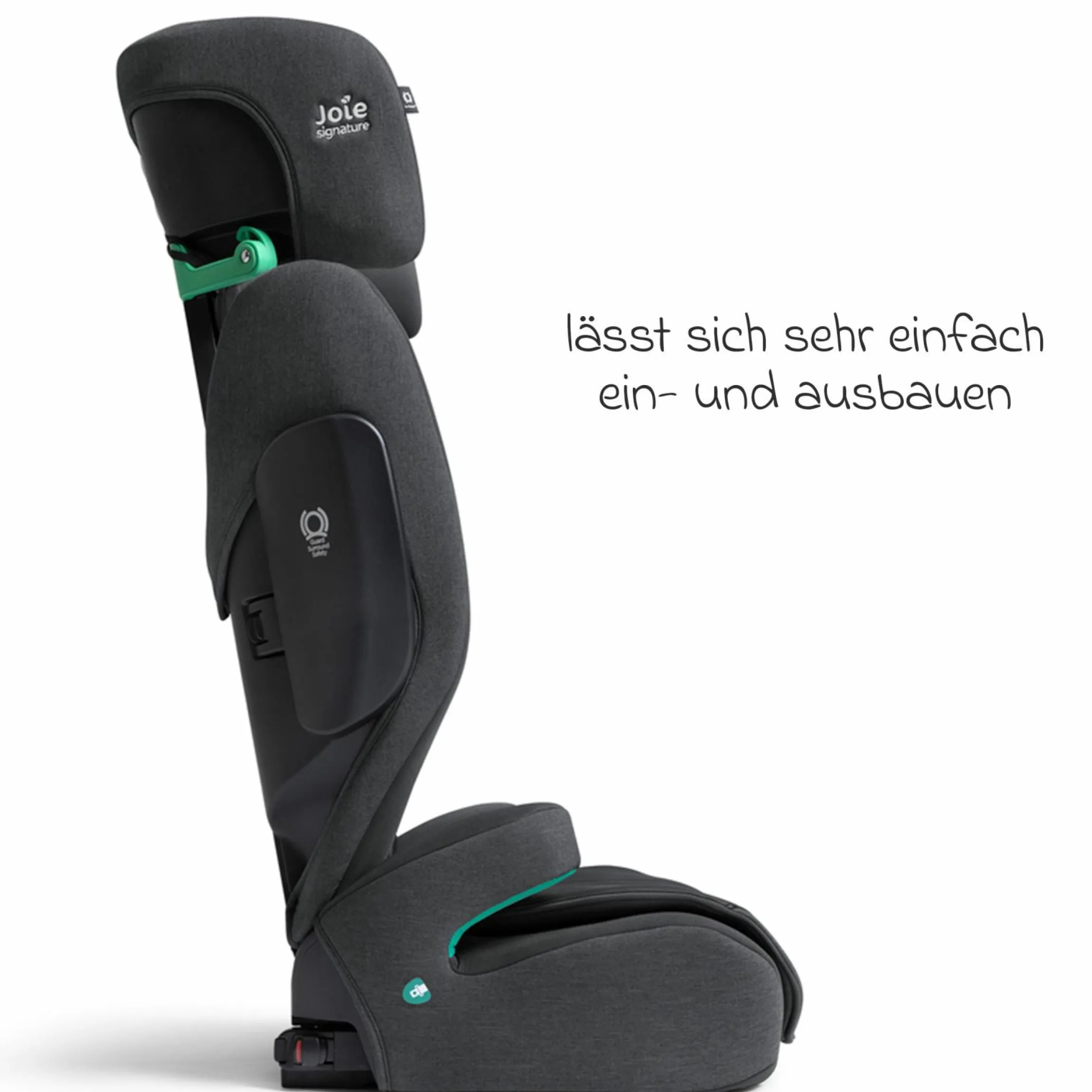 Kindersitz i-Traver i-Size ab 3,5 Jahre - 12 Jahre (100 cm-150 cm) inkl. Isofix - Signature - Ebony