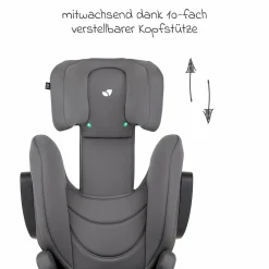 Kindersitz i-Trillo FX i-Size ab 3,5 Jahre - 12 Jahre (100 cm - 150 cm) inkl. Getränkehalter - Thunder