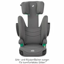 Kindersitz i-Trillo i-Size ab 3 Jahre - 12 Jahre (100 cm - 150 cm) inkl. Getränkehalter - Thunder - Kollektion 2025