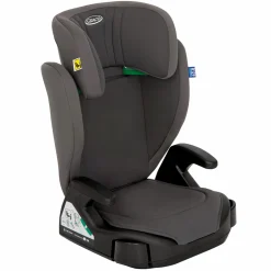 Kindersitz Junior Maxi i-Size R129 ab 3,5 Jahre - 12 Jahre (100 cm - 150 cm) inkl. Getränkehalter nur 3,5 kg leicht - Iron - Kollektion 2025